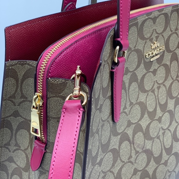 Coach Tatum Carryall In Signature Canvas - Picture 11 of 11